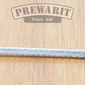 Ein 2.5mm / 1x19 / verzinktes Bowdenzugseil.
