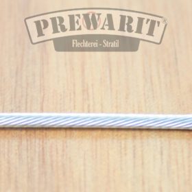 Ein 2.0mm / 1x19 / verzinktes Bowdenzugseil.